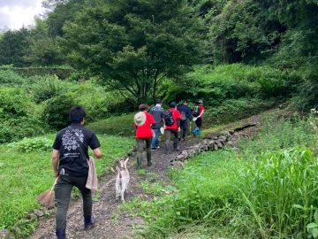 高川：夏のフットパス　三柱神社～穂たる工房へ　7月8日（土）